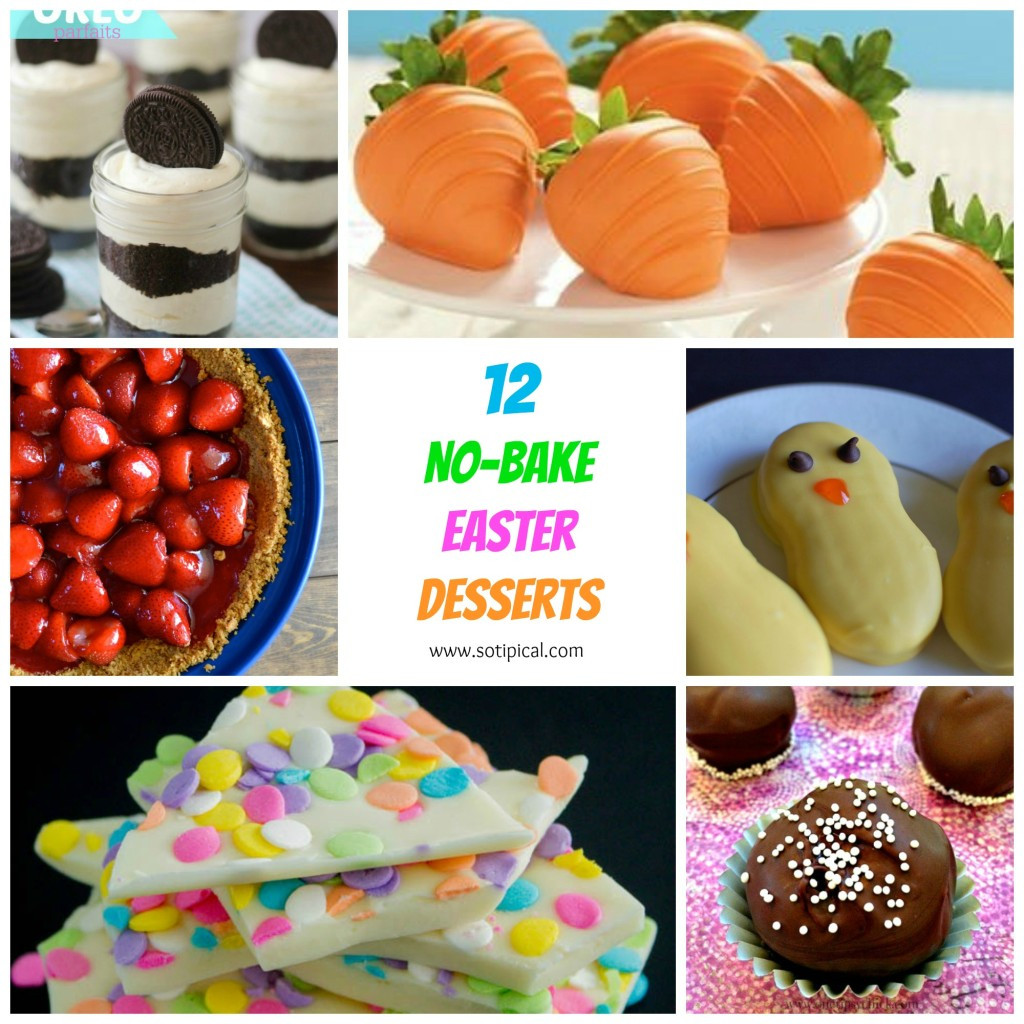Easter Desserts Easy
 12 No Bake Easter Desserts