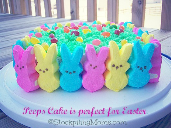 Easter Desserts With Peeps
 Easter Peeps Cake