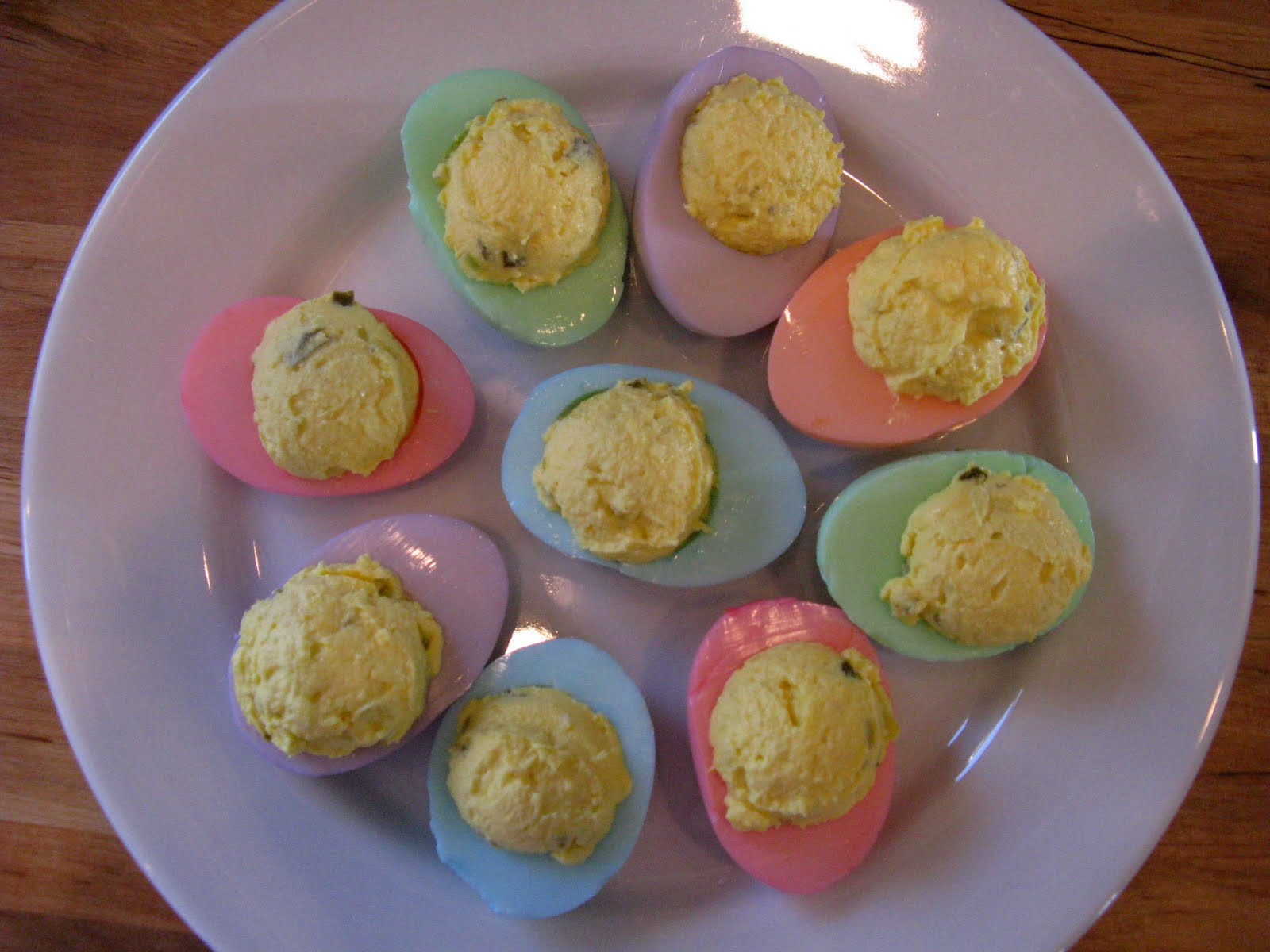 Easter Deviled Eggs
 Easter deviled eggs