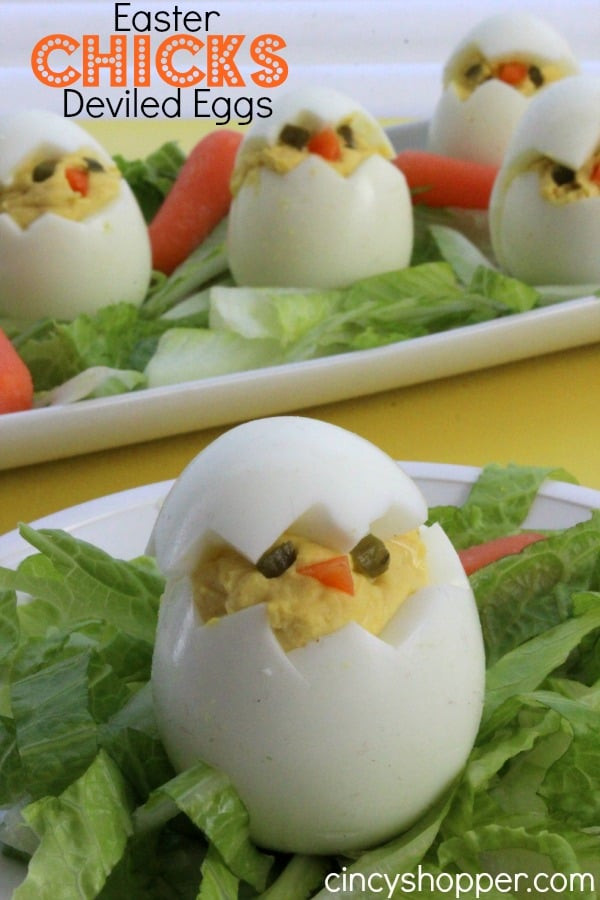 Easter Deviled Eggs Chicks
 Easter Chicks Deviled Eggs CincyShopper