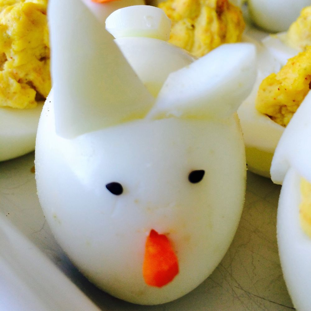 Easter Deviled Eggs
 Easter Bunny Deviled Eggs West Via Midwest