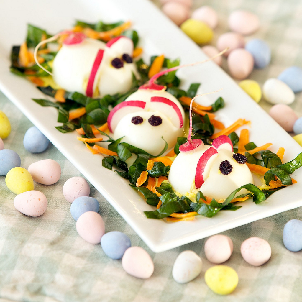 Easter Deviled Eggs
 Easter Deviled Egg Mice