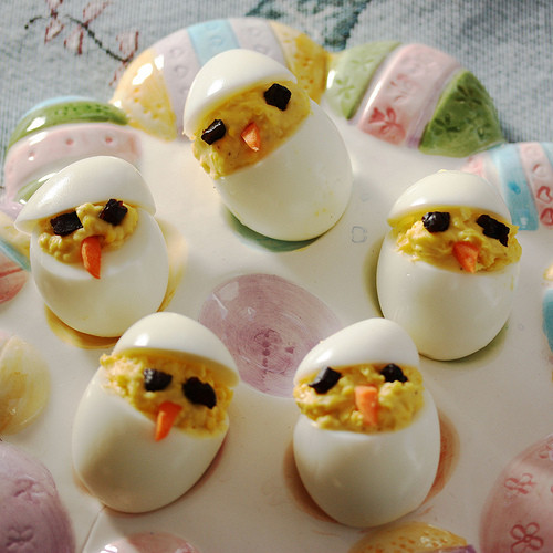 Easter Deviled Eggs
 My Owl Barn Recipe Easter Deviled Eggs