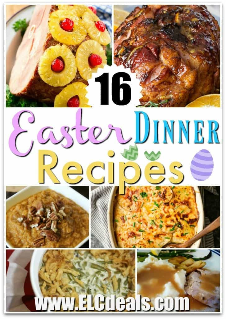 Easter Dinner 2019
 16 Easter Dinner Recipes PIN THIS