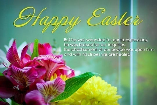 Easter Dinner Blessing
 Easter Prayer and Easter Bible Verses