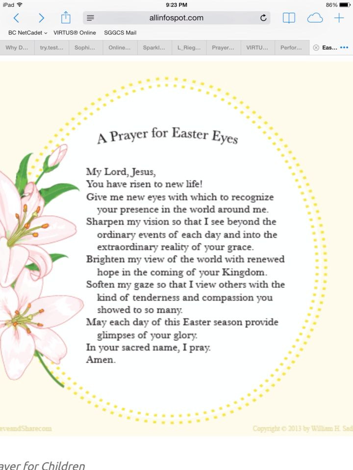 Easter Dinner Blessing
 17 Best images about Pre K Easter on Pinterest