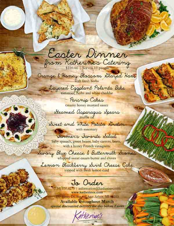 Easter Dinner Catering
 Food – Page 3 – Katherine s Catering