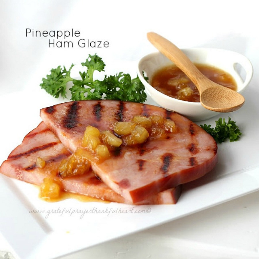 Easter Dinner For 2
 Pineapple Ham Glaze Sauce Grateful Prayer