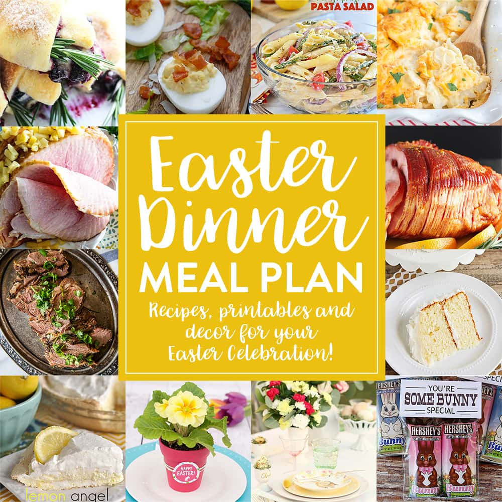 Easter Dinner For Two Ideas
 Easter Dinner Meal Plan Honey and Birch