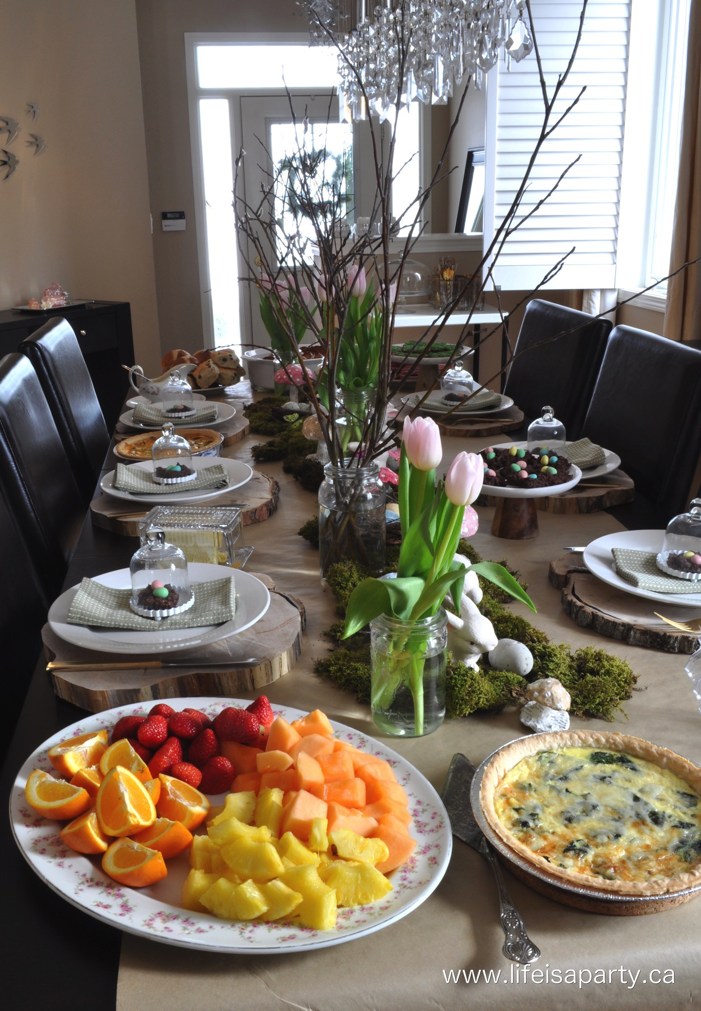 Easter Dinner Menu For A Crowd
 Spring Woodland Easter Brunch Life is a Party