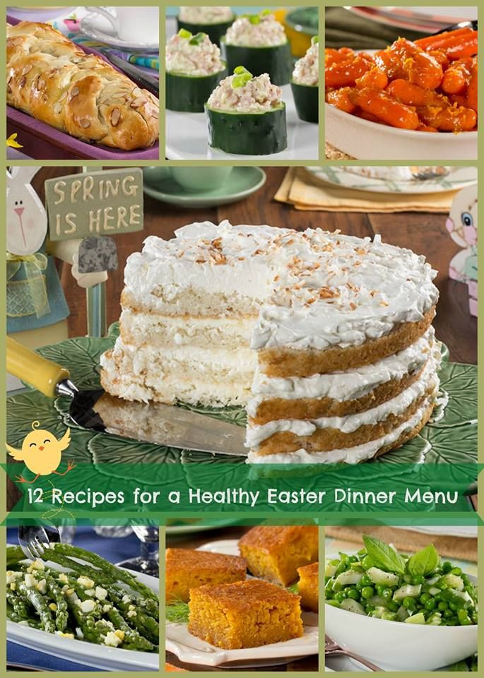 Easter Dinner Menu Ideas And Recipes
 12 Recipes for a Healthy Easter Dinner Menu From