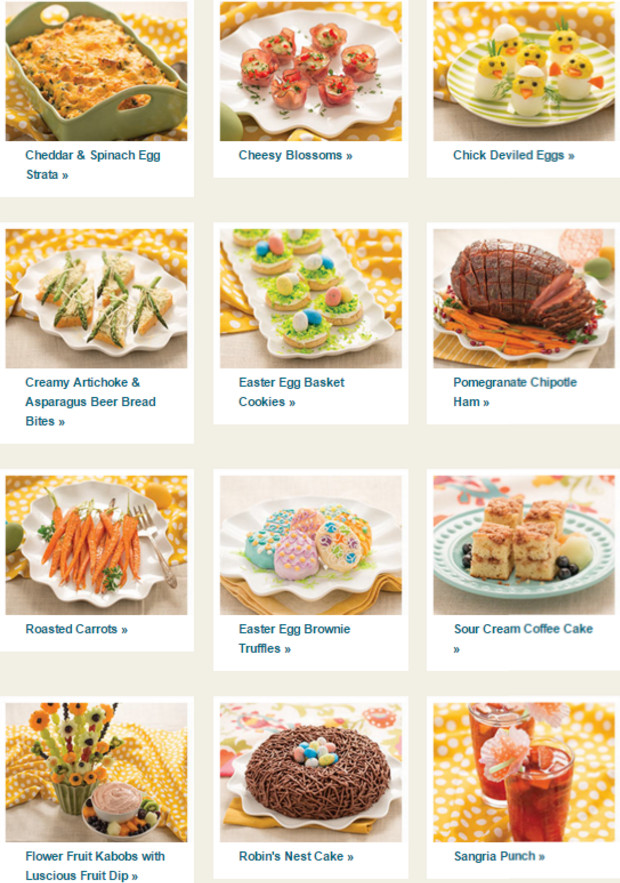 Easter Dinner Menu Traditional
 Easter Menu Collection from Tastefully Simple