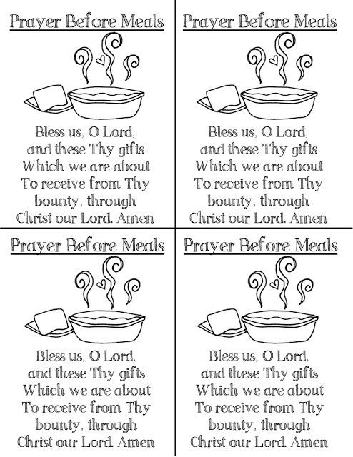 Easter Dinner Prayer Catholic
 17 Best ideas about Meal Prayer on Pinterest