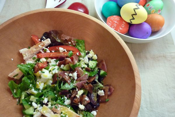 Easter Dinner Salads
 Easter Egg Cobb Salad Dinner A Love Story