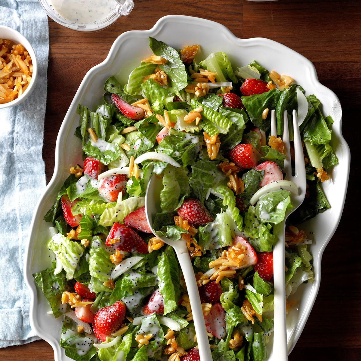 Easter Dinner Salads
 Strawberry Salad with Poppy Seed Dressing Recipe