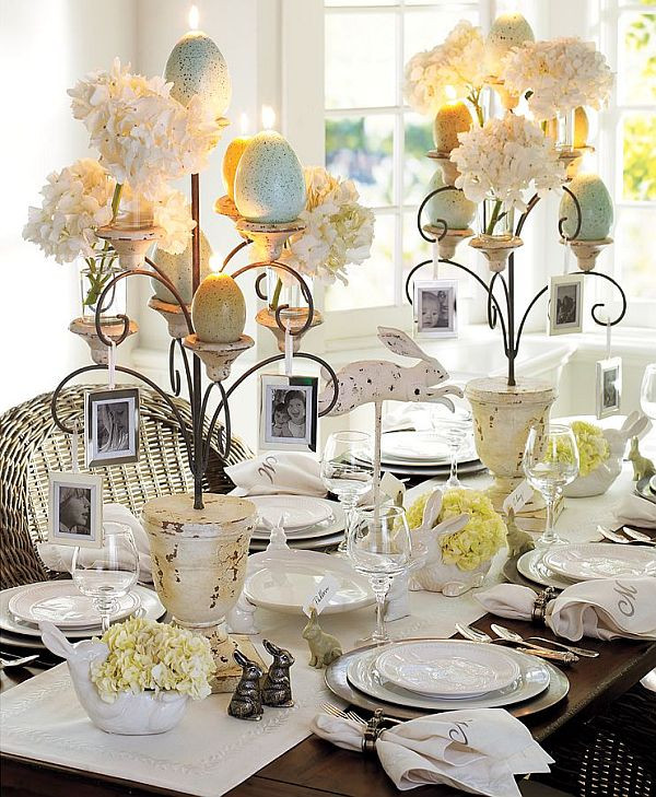 Easter Dinner Table
 25 Easter Holiday Ideas for Table Decoration