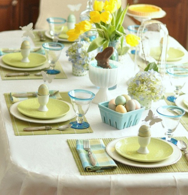 Easter Dinner Table Decorations
 20 Stylish and unique Easter dinner table decorations