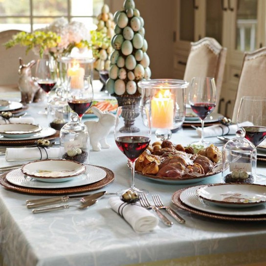 Easter Dinner Table Settings
 Create A Beautiful Easter Table