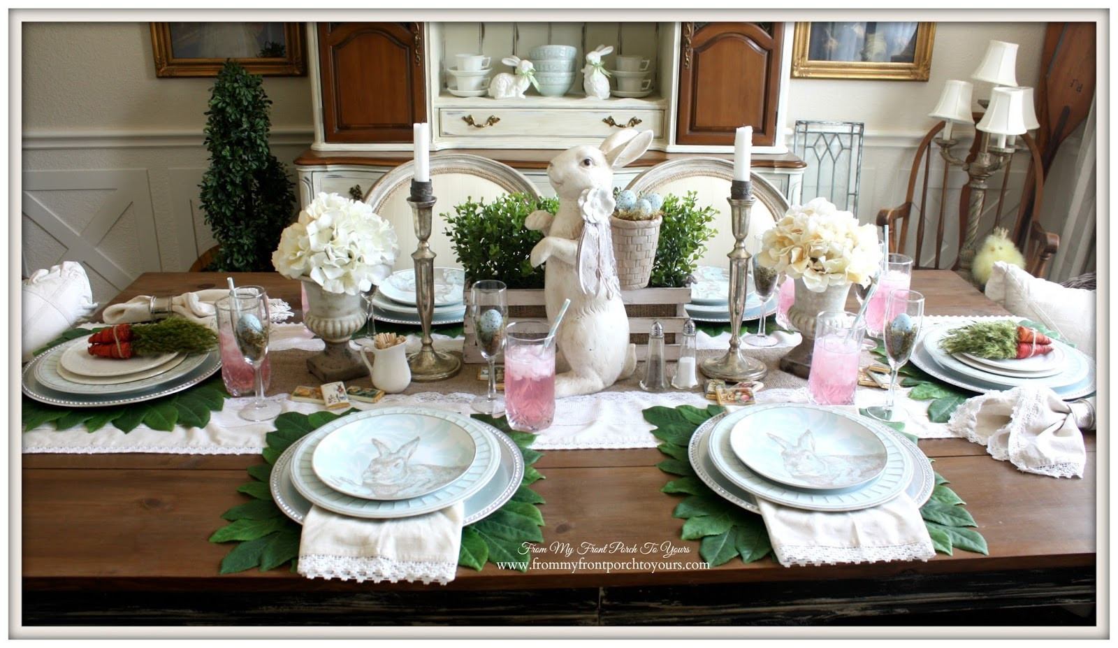 Easter Dinner Table Settings
 From My Front Porch To Yours French Farmhouse Easter