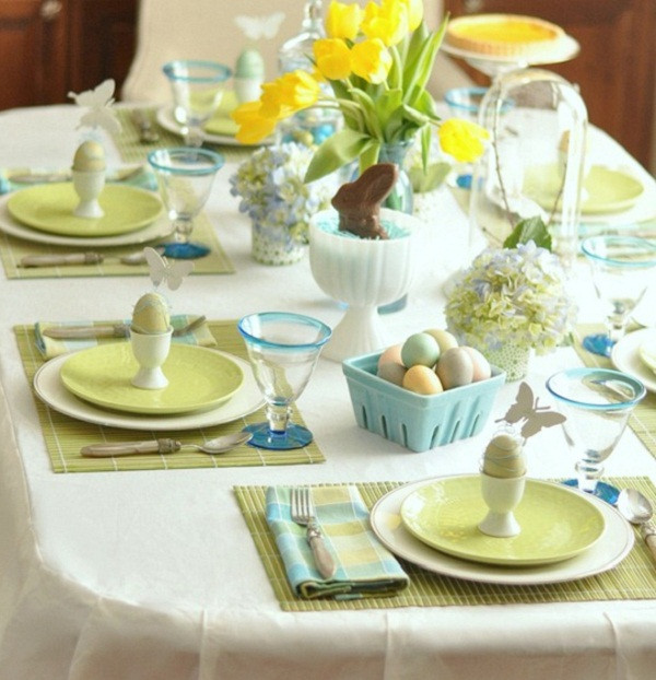 Easter Dinner Table Settings
 20 Stylish and unique Easter dinner table decorations