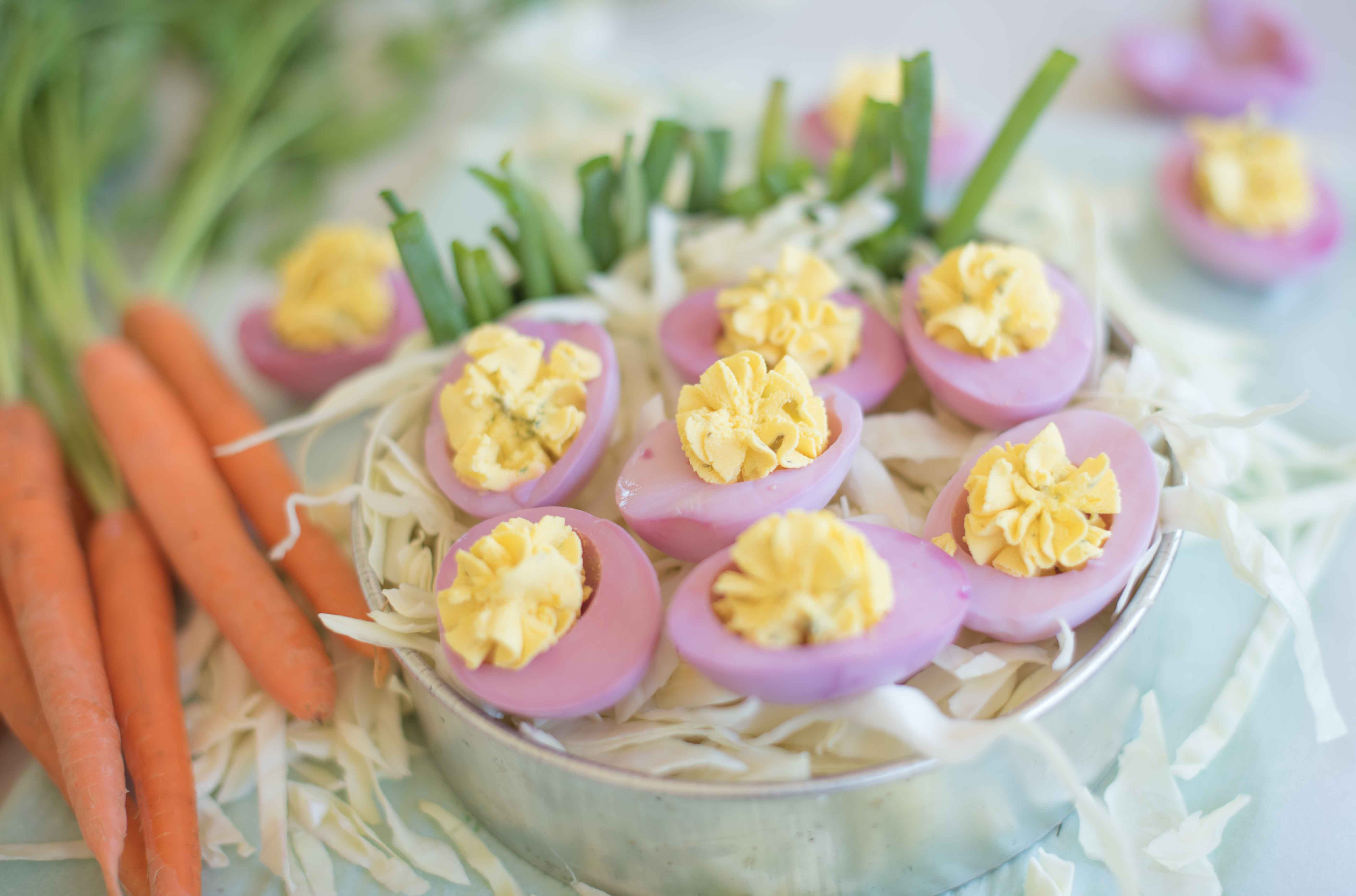Easter Dyed Deviled Eggs
 Romancing The ion