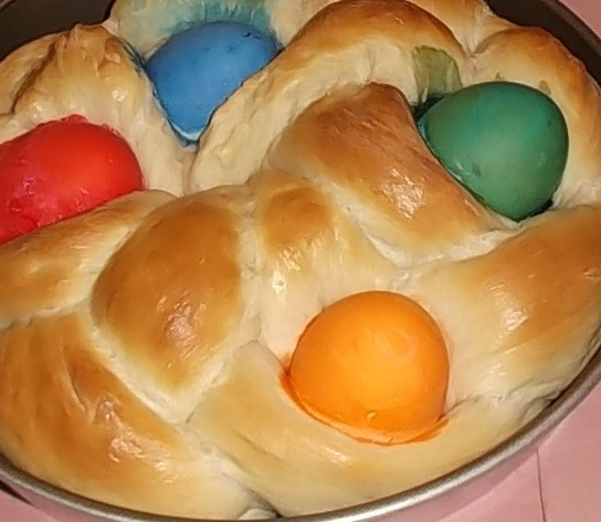 Easter Egg Bread
 Easter Egg Bread