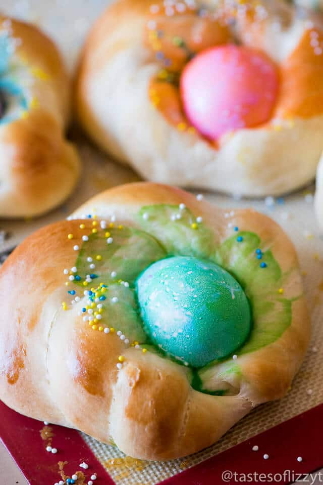 Easter Egg Bread Recipe
 Italian Easter Bread Rolls Soft Twisted Homemade Roll