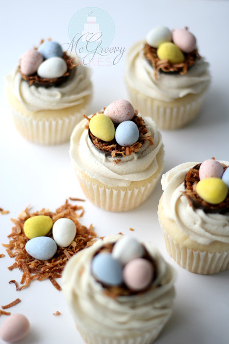 Easter Egg Cupcakes
 Easter Egg Spring Cupcakes Tutorial Easy Peasy