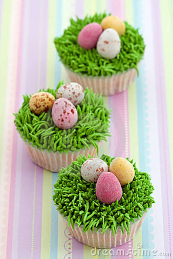 Easter Egg Cupcakes
 Easter Egg Nest Cupcake – What2Cook