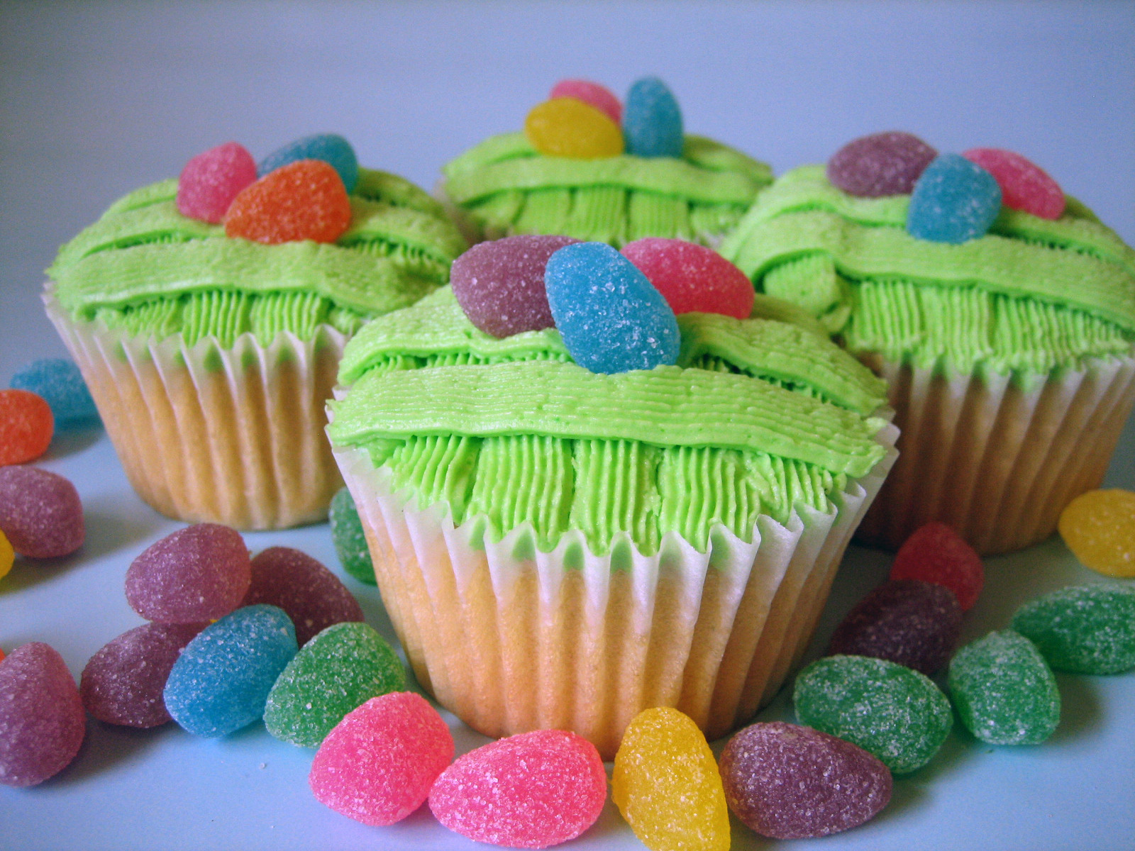 Easter Egg Cupcakes
 Sweet Elites Vegan Cupcakes Easter Egg Basket Cupcakes