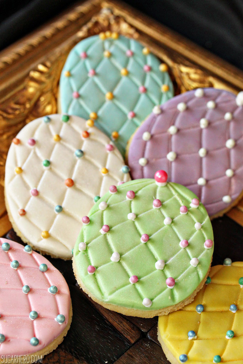 Easter Egg Sugar Cookies
 Faberge Egg Sugar Cookies SugarHero