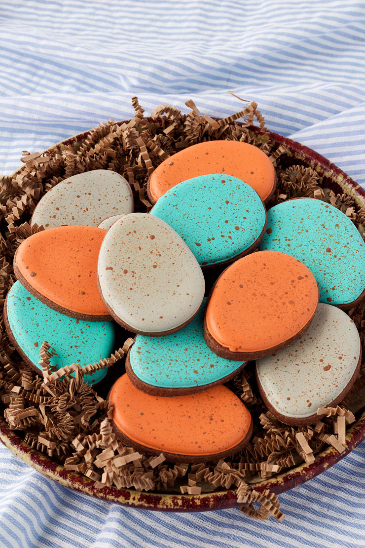 Easter Egg Sugar Cookies
 Speckled Egg Cookies