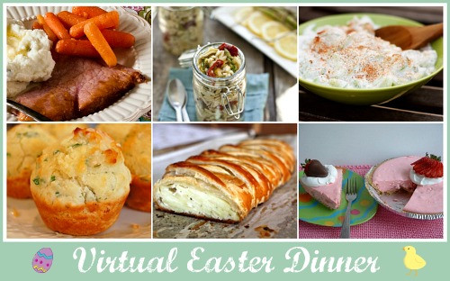 Easter Ham Dinner Menu
 Easter Round up Dinner Dessert Decorations and more