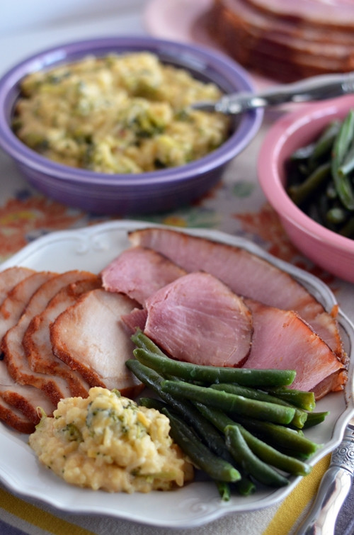 Easter Ham Dinner
 Celebrating Easter Dinner with HoneyBaked Ham