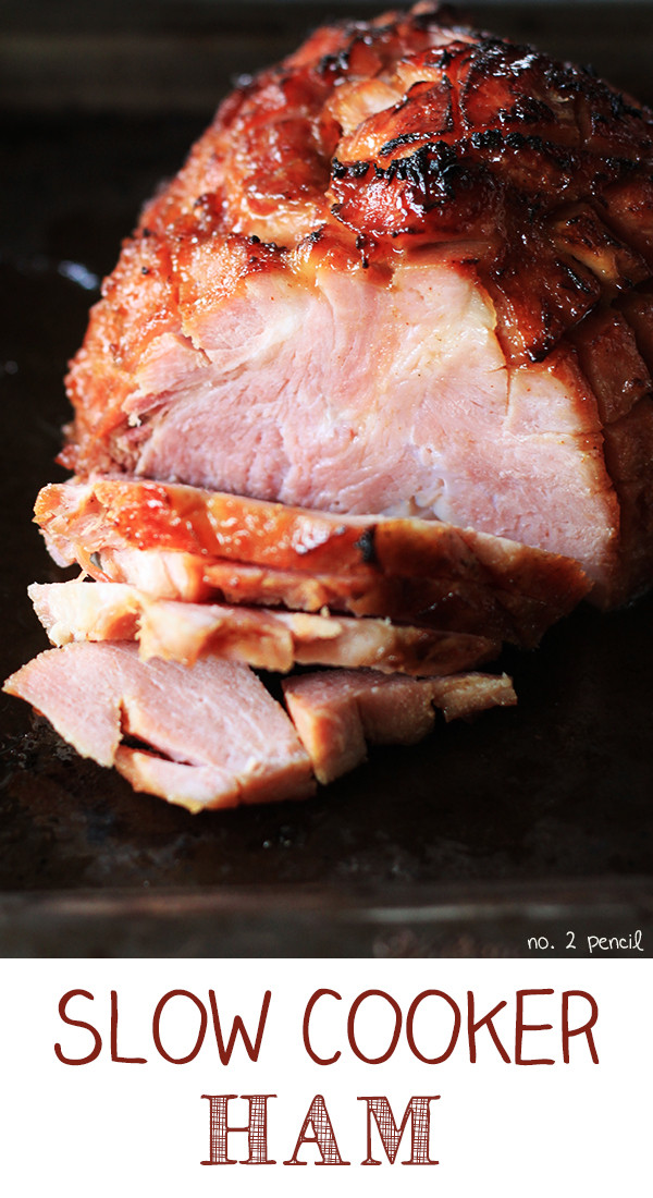 Easter Ham In A Crockpot
 Slow Cooker Ham with Maple Brown Sugar Glaze