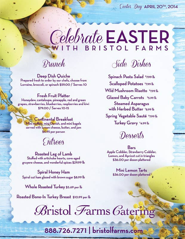 Easter Ham Menu
 Easter Brunch The Brunch of All Brunches West