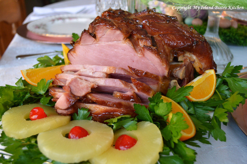 Easter Ham Menu
 Baked Glazed Ham for Easter Dinner My Island Bistro Kitchen