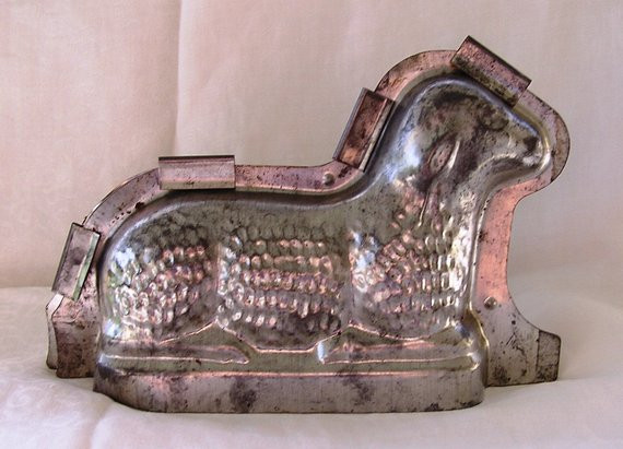 Easter Lamb Cake Mold
 Vintage Easter Lamb Cake Candy Mold by TreasureByDemand