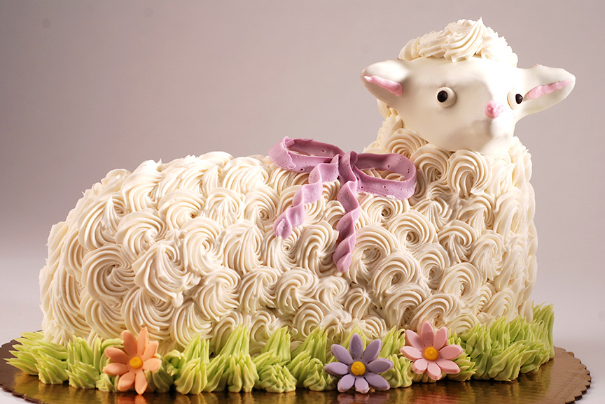 Easter Lamb Decorations
 Chicago Bakery Wholesale and Retail Scones Poppies Dough