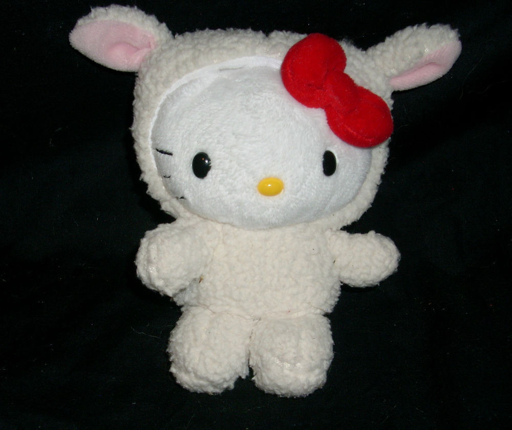 Easter Lamb Stuffed Animal
 6" HELLO KITTY EASTER BABY LAMB SHEEP SANRIO DOLL STUFFED