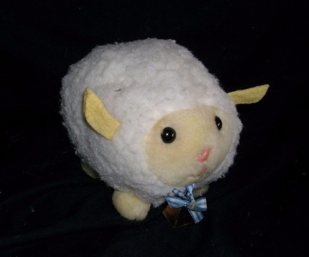 Easter Lamb Stuffed Animal
 5" VINTAGE EDEN BABY WHITE LAMB SHEEP EASTER STUFFED