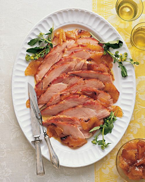 Easter Menu With Ham
 Pineapple Mustard Glazed Ham Recipe