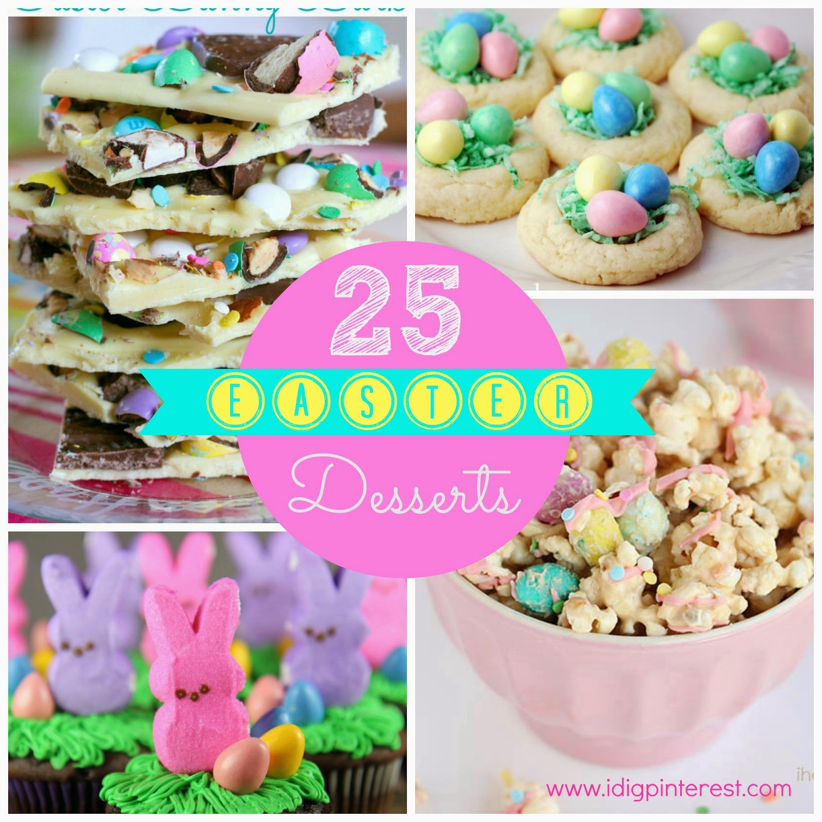 Easter Recipes Dessert
 25 Pretty & Yummy Easter Desserts I Dig Pinterest