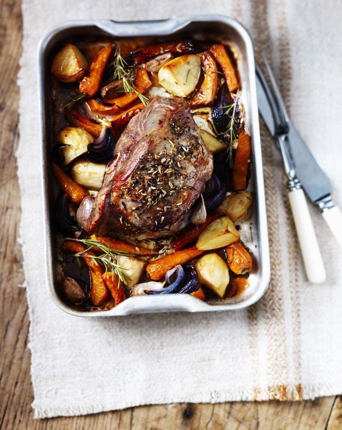 Easter Roast Lamb
 Easter Roast Lamb The Purple Pumpkin Blog