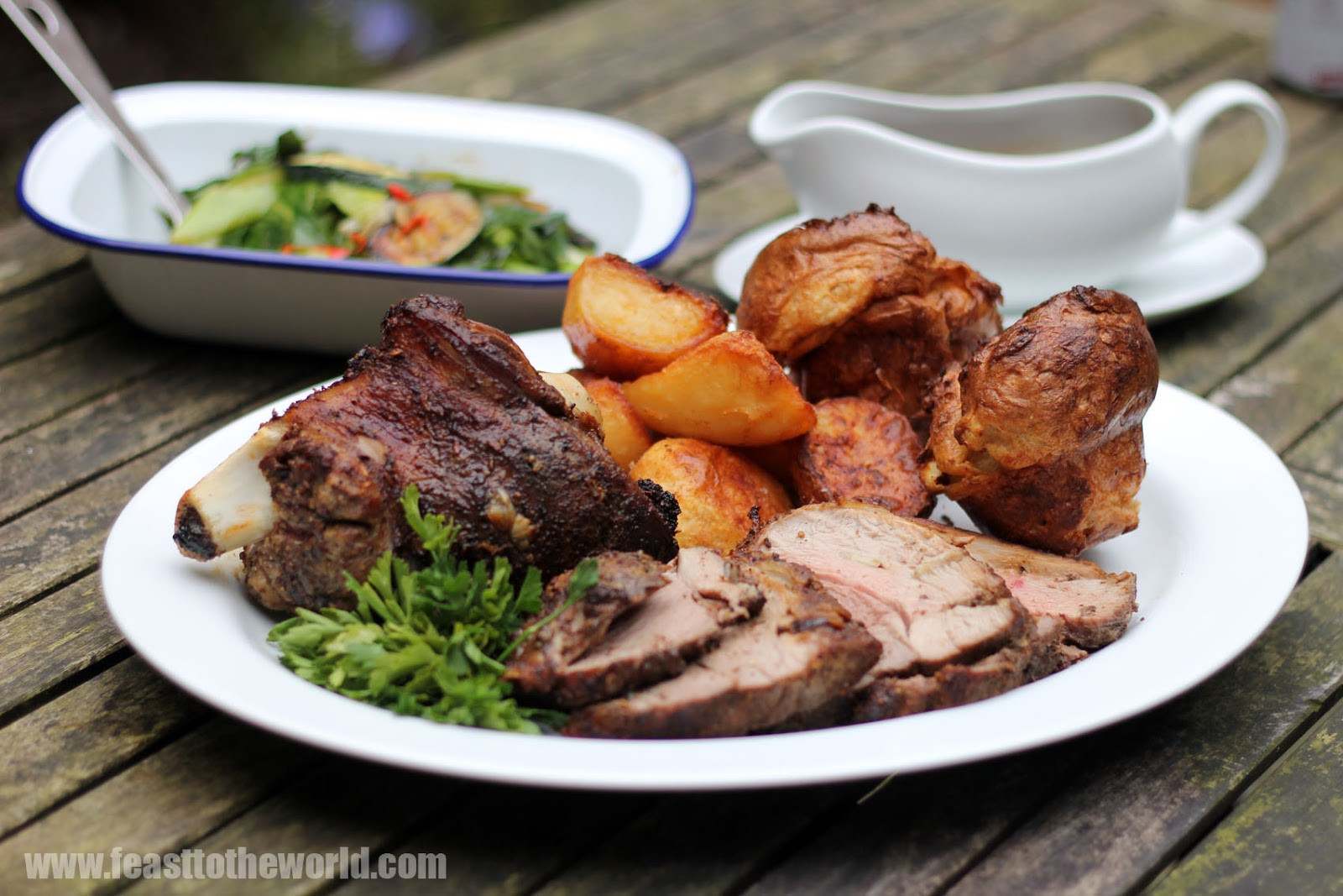 Easter Roast Lamb
 FEAST to the world My Perfect Easter Roast Leg of Lamb