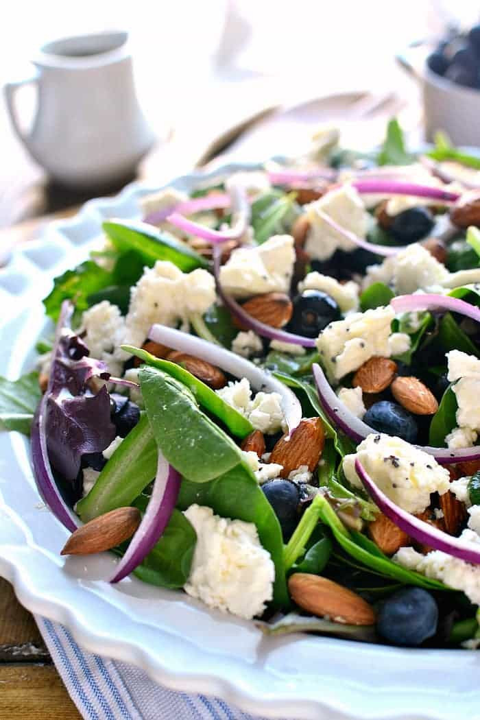 Easter Salads To Make
 Blueberry Feta Salad