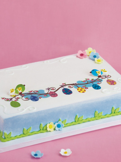 Easter Sheet Cake Ideas
 Decorating Idea Easter Birds of Fancy Sheet Cake