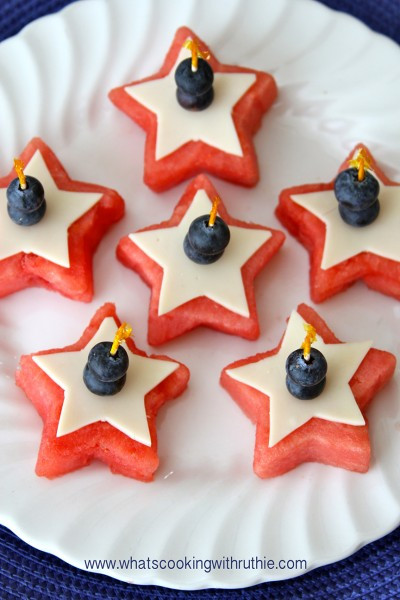 Easy 4Th Of July Appetizers
 4th of July Watermelon Appetizer Cooking With Ruthie