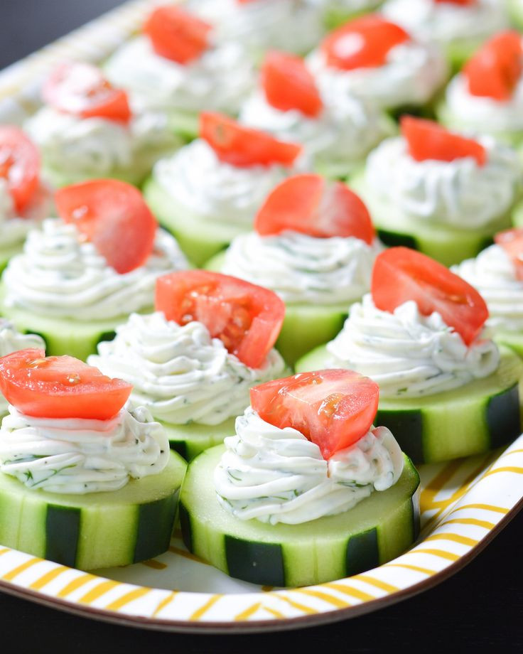 Easy And Healthy Appetizers
 17 best ideas about Cucumber Appetizers on Pinterest