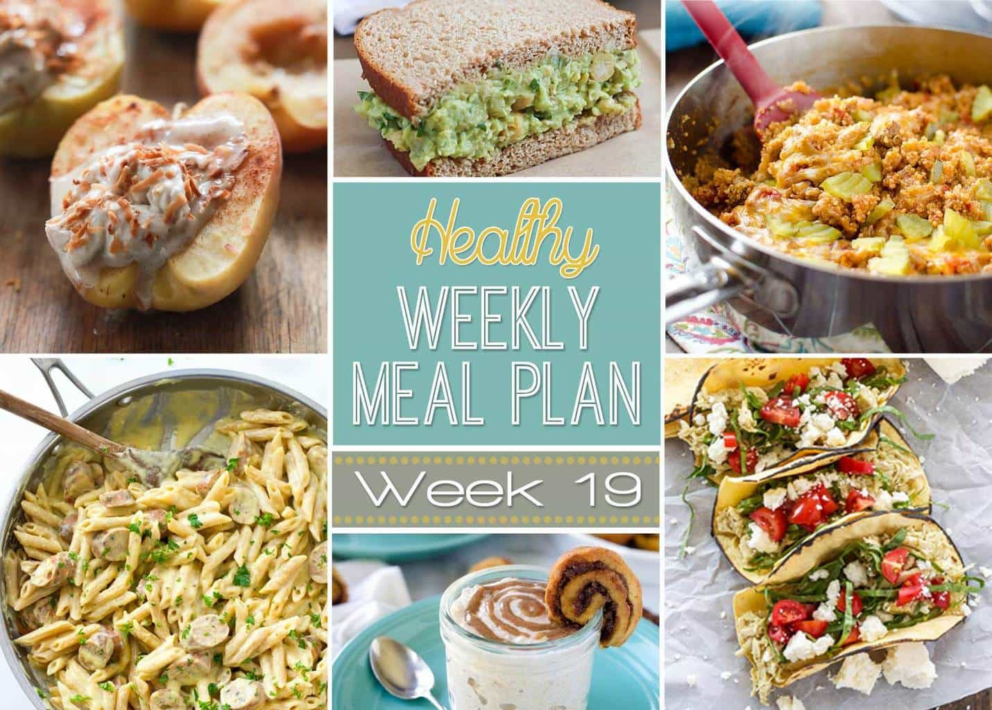 Easy And Healthy Dinners
 Healthy Weekly Meal Plan 19 Yummy Healthy Easy